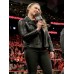 RONDA ROUSEY WWE BLACK MOTORCYCLE LEATHER JACKET